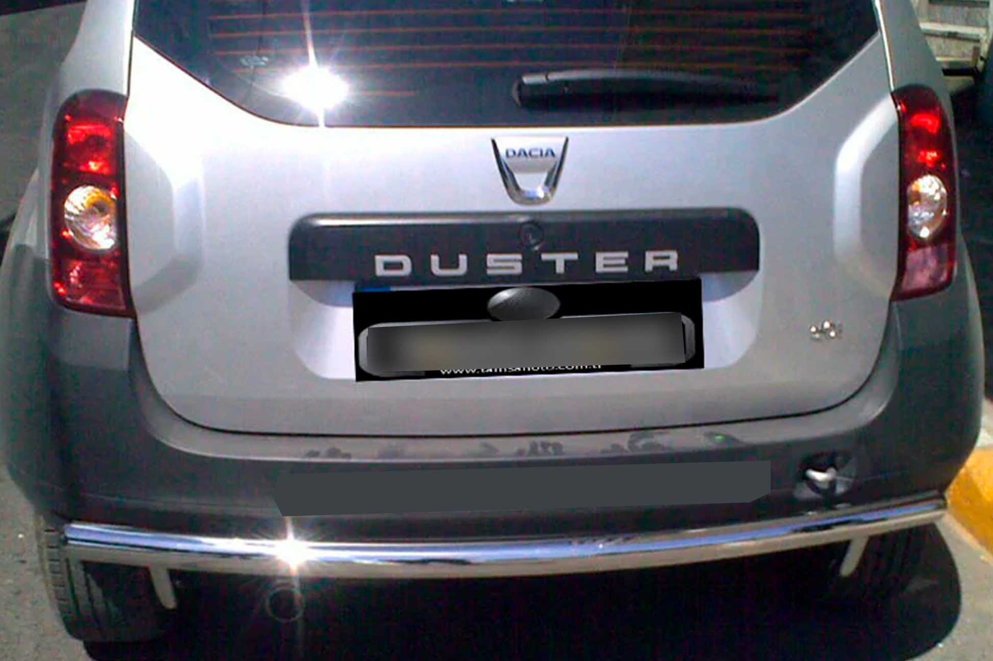 Rear bar straight (stainless steel) for Dacia Duster 2008-2018 - image 6