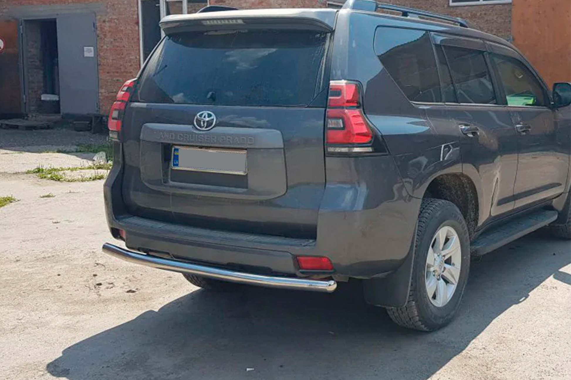 Rear Bar AK002 (Stainless Steel) for Toyota Land Cruiser Prado 150 2009-2023 - image 4