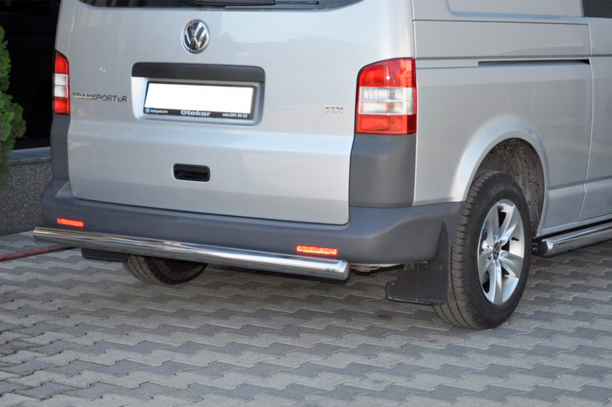Rear Bar AK002 (Stainless Steel) for Volkswagen T5 Transporter 2003-2010 - image 5