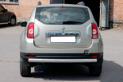Rear bar straight (stainless steel) for Dacia Duster 2008-2018 - image 3