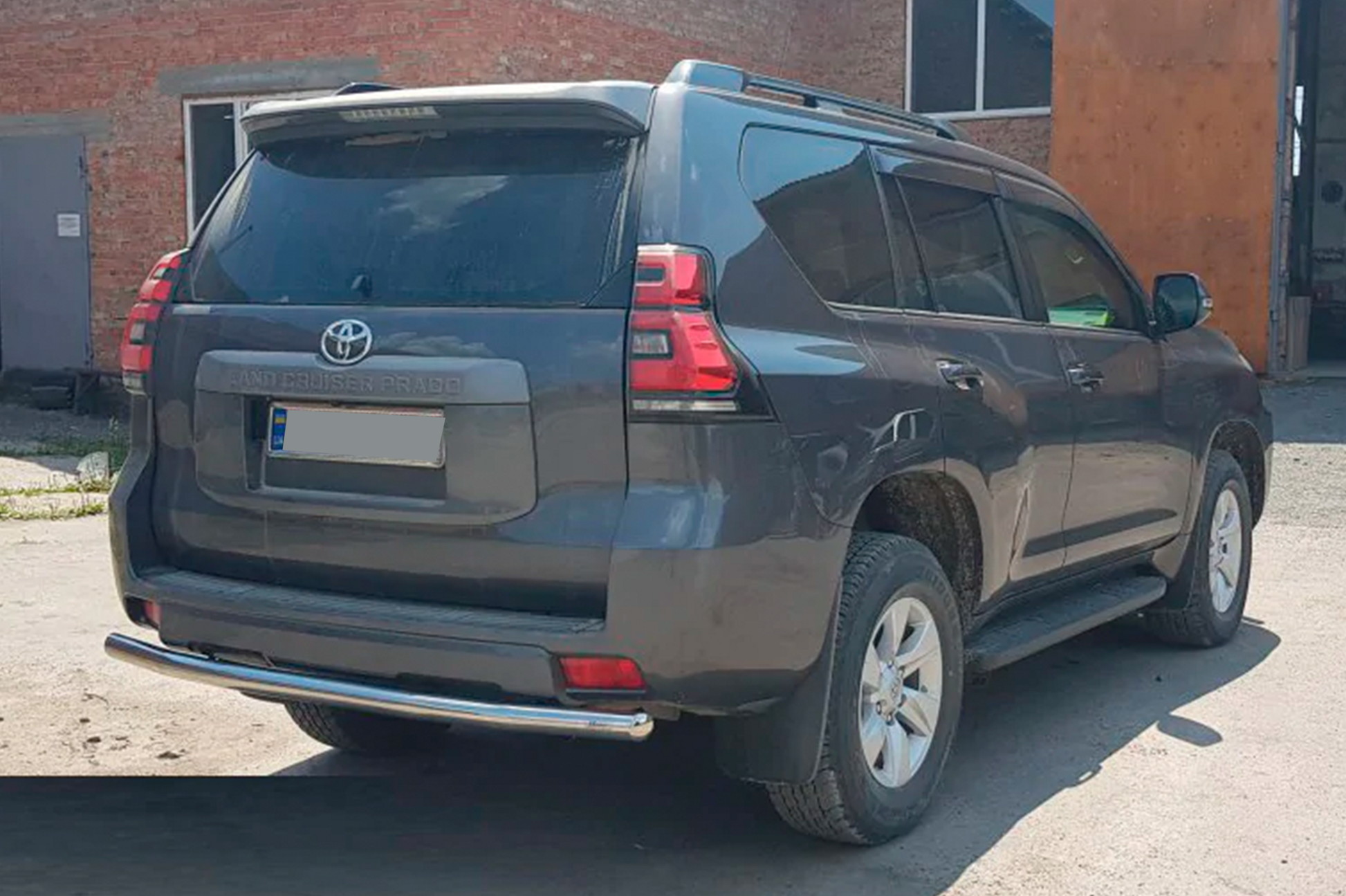 Rear Bar AK002 (Stainless Steel) for Toyota Land Cruiser Prado 150 2009-2023 - image 5