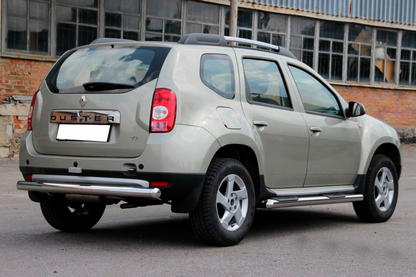 Rear bar straight (stainless steel) for Dacia Duster 2008-2018 - image 4