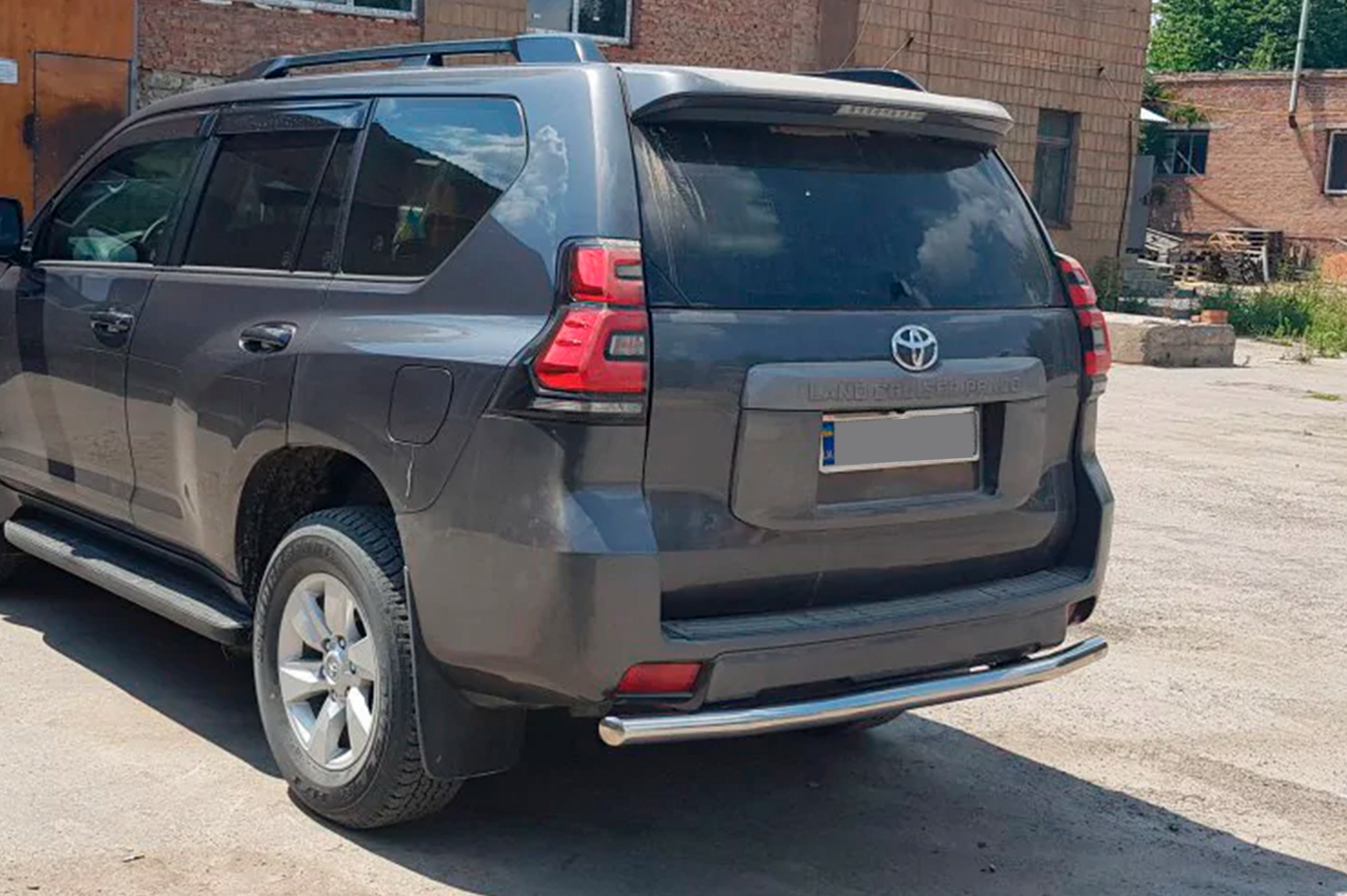 Rear Bar AK002 (Stainless Steel) for Toyota Land Cruiser Prado 150 2009-2023 - image 7
