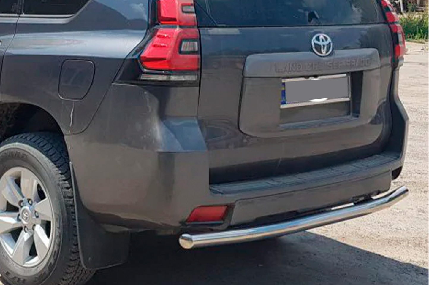 Rear Bar AK002 (Stainless Steel) for Toyota Land Cruiser Prado 150 2009-2023 - image 8