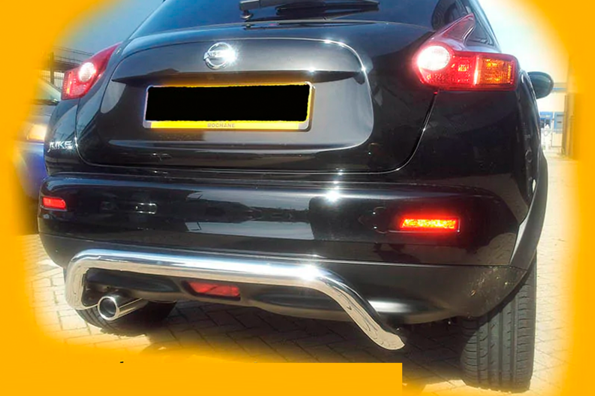 Rear Bar AK007 (Stainless Steel) for Nissan Juke 2010-2019 - image 9