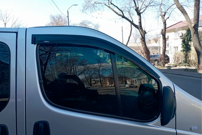 Window Deflectors (2 pcs, HIC) for Nissan Primastar 2002-2014 - image 2