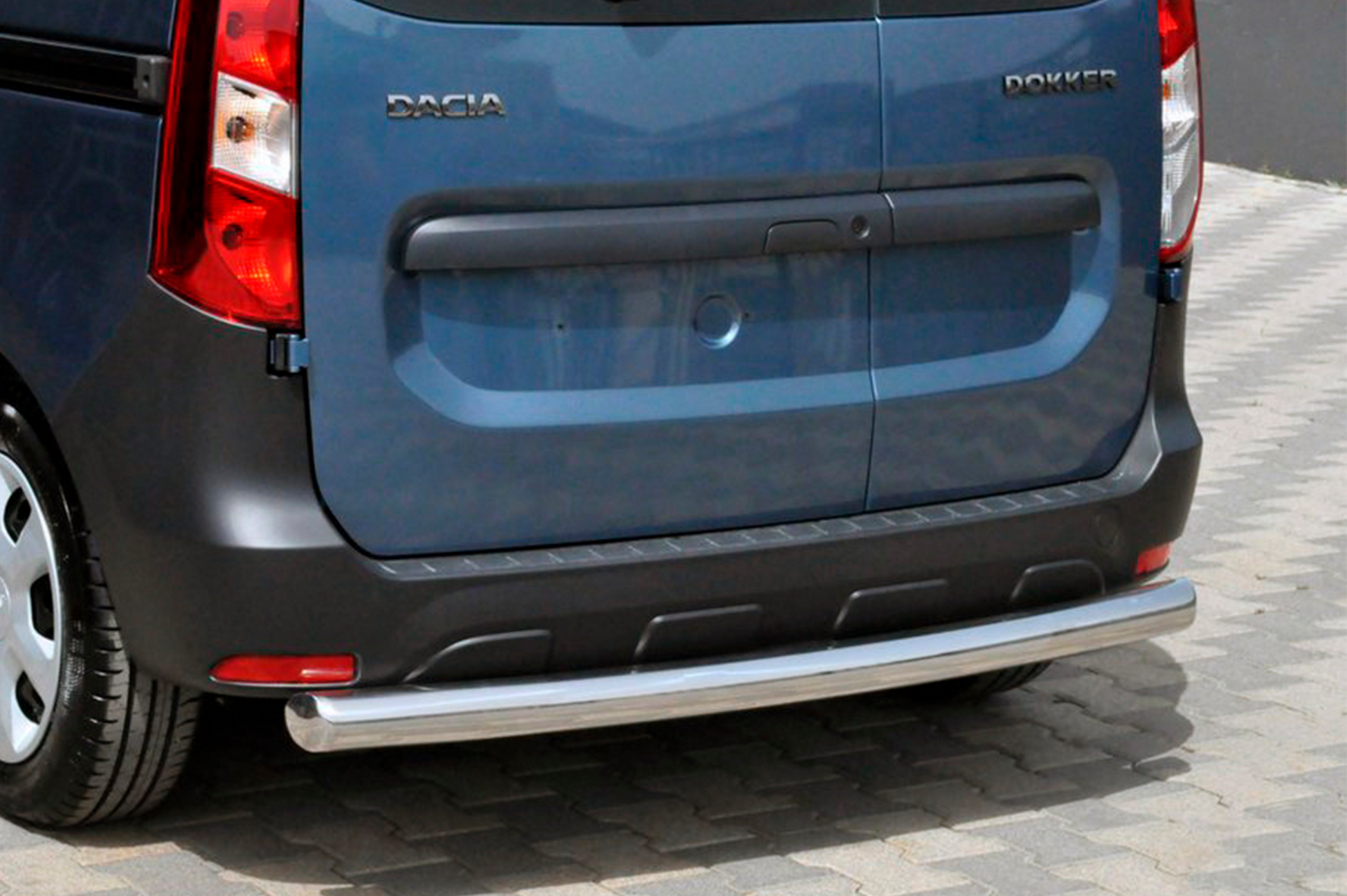 Rear Bar AK002 (Stainless Steel) for Dacia Dokker 2013-2022 - image 1