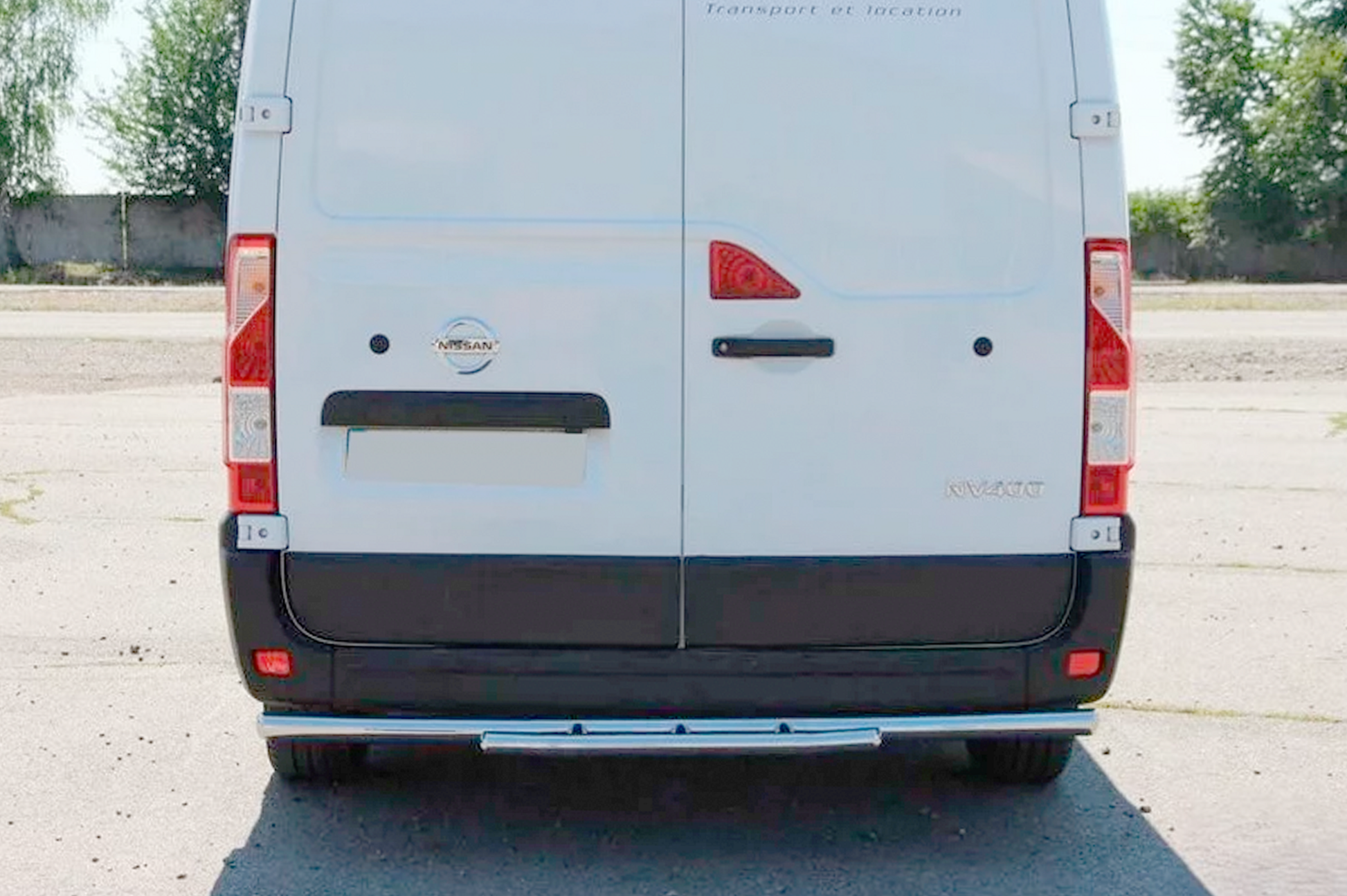 Rear Bar AK008 (Stainless Steel) for Renault Master 2011-2023 - image 3
