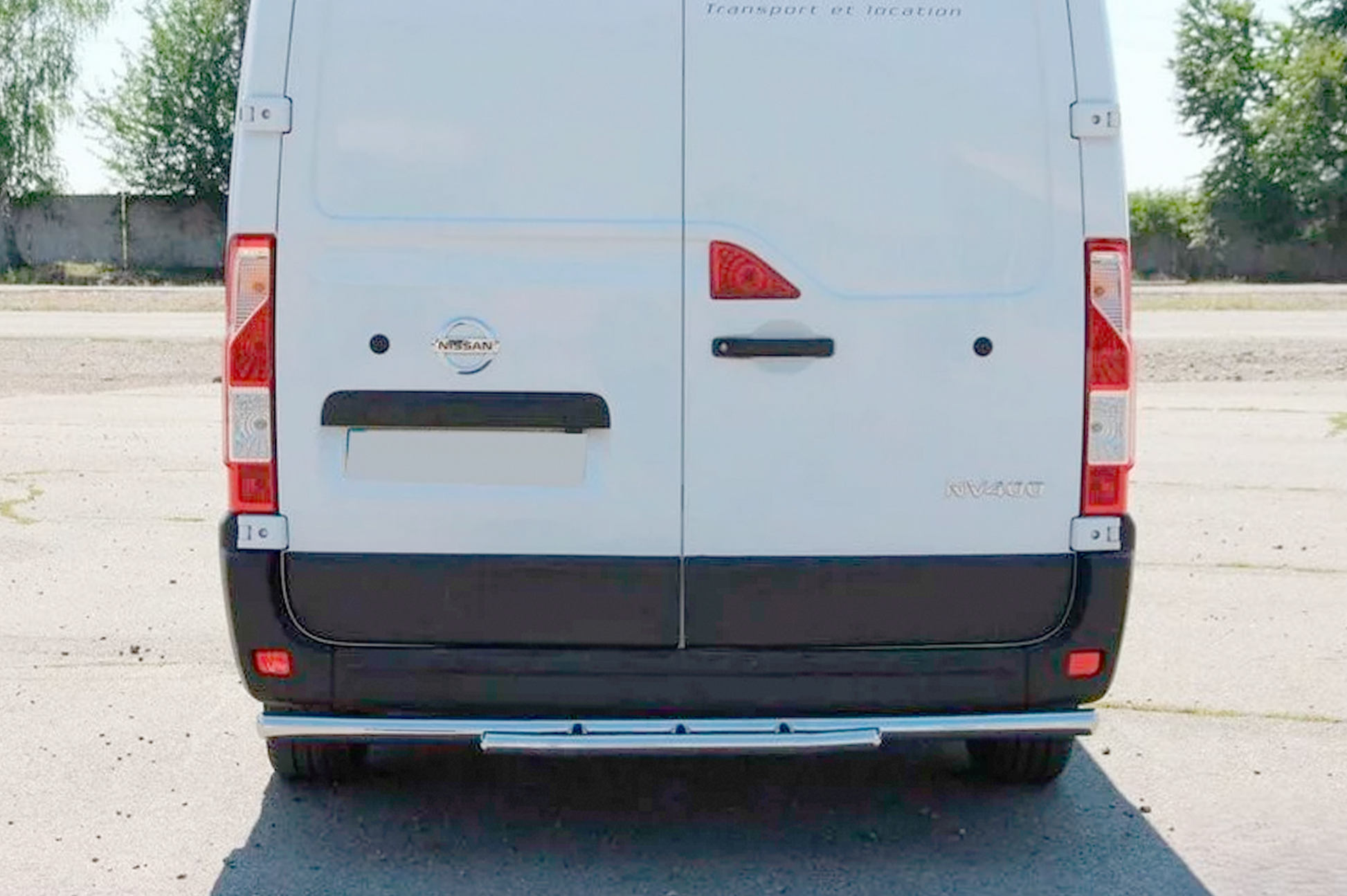 Rear Bar AK008 (Stainless Steel) for Opel Movano 2010-2021 - image 3