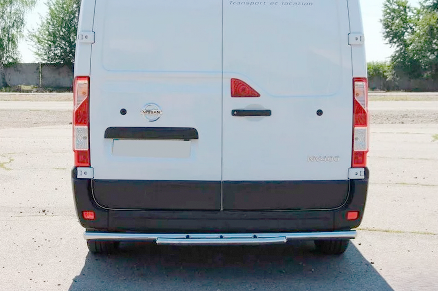 Rear Bar AK008 (Stainless Steel) for Nissan NV400 2010-2024 - image 3