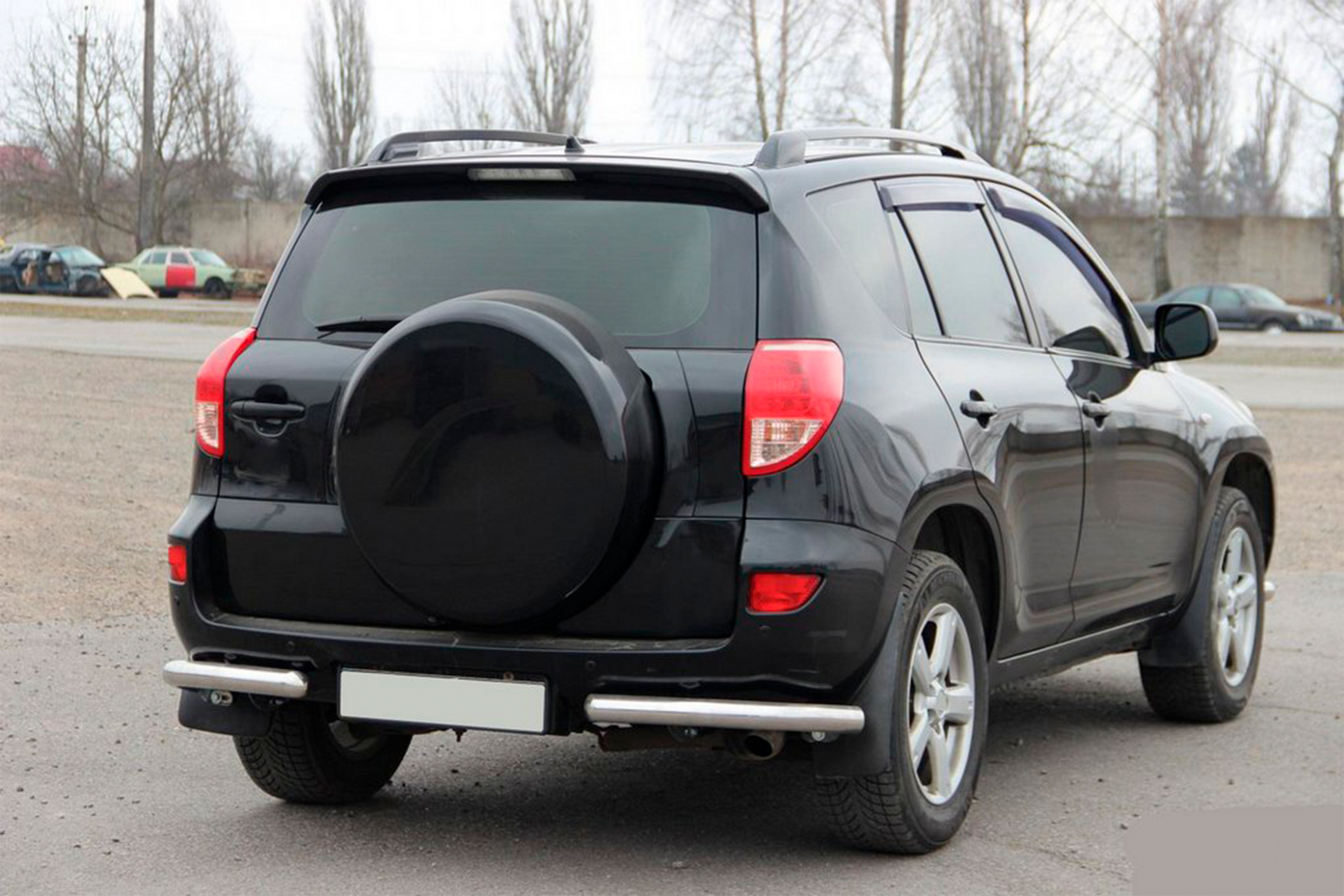 Rear Corner Bars AK003 (2 pcs, stainless steel) for Toyota Rav 4 2006-2013 - image 2