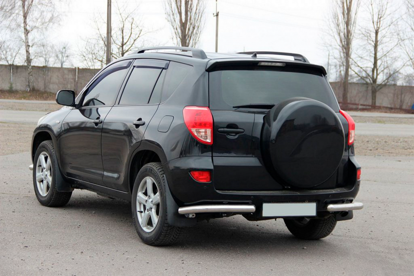 Rear Corner Bars AK003 (2 pcs, stainless steel) for Toyota Rav 4 2006-2013 - image 4