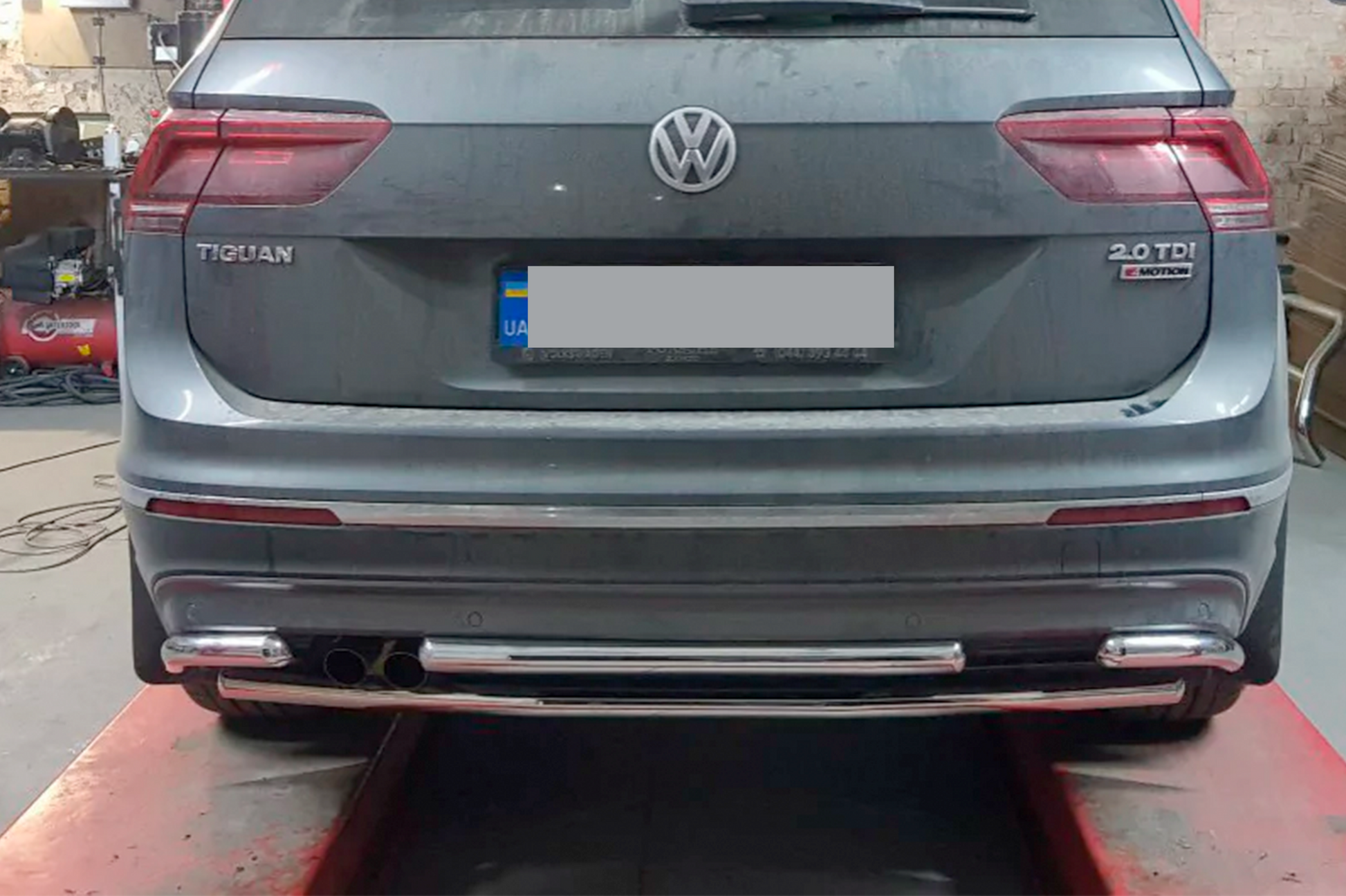 Rear Guard AK001-2 (Stainless Steel) for Volkswagen Tiguan 2016-2023 - image 2