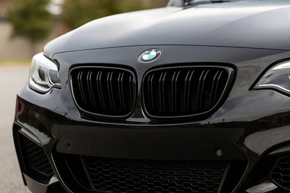 Kidneys M-Look (Gloss Black) for BMW 2 Series F22/F23 2014-2021 - image 1