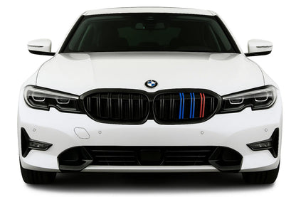 M-Look V2 Kidney Grilles (2018-2022, M-Color with Black Trim) for BMW 3 Series G20/G21 2018- - image 1