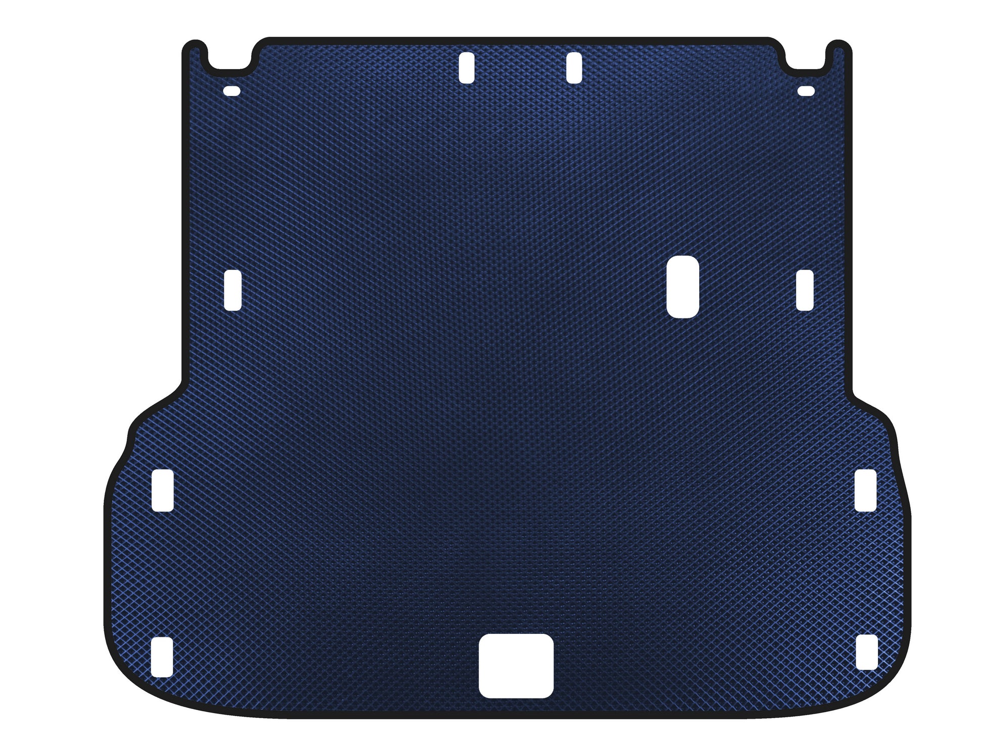 EVA trunk mat (up to 2nd row, Blue) for Infiniti QX60 2016-2021 - image 1