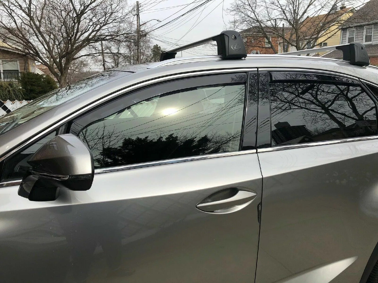 In-Channel Wind Deflectors Niken Luxury (4 pcs) for Lexus RX 2022- - image 1