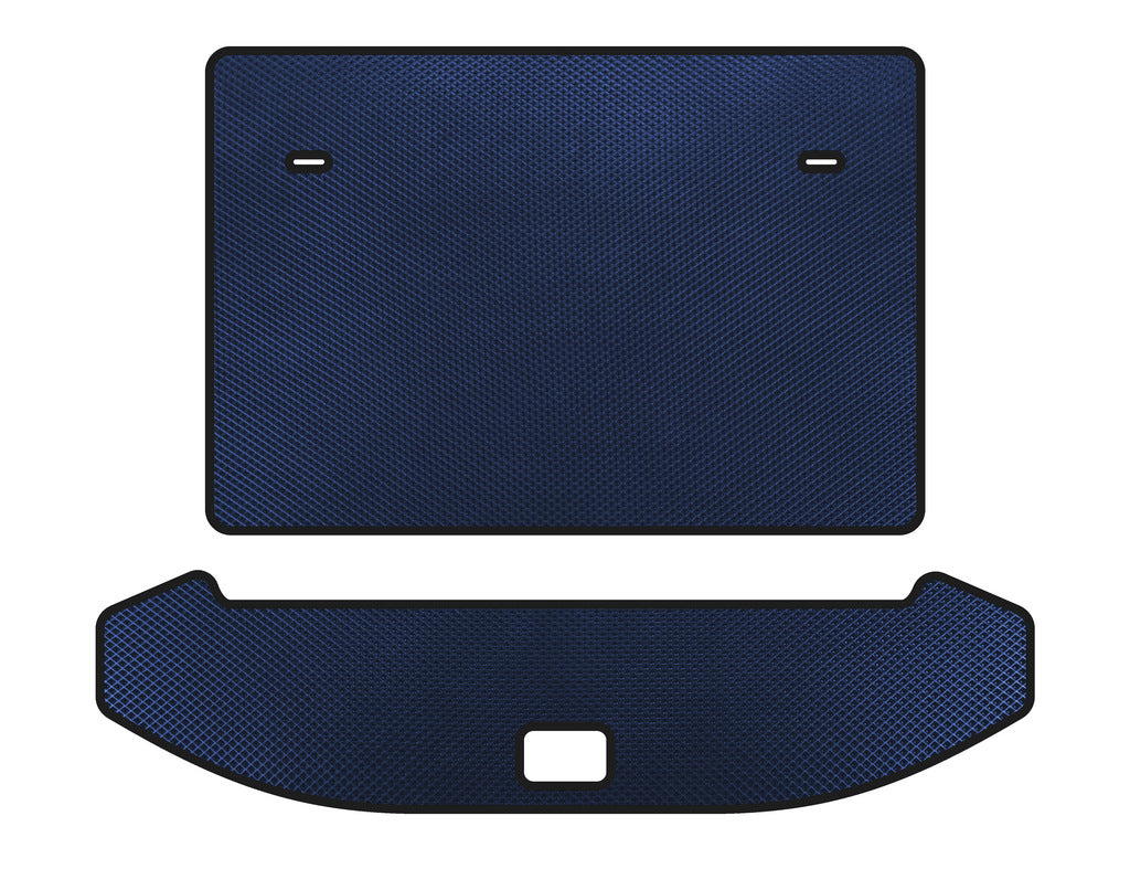 EVA trunk mat (3 rows, Blue) for Jetour X70 - image 1