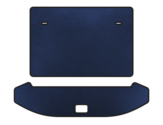 EVA trunk mat (3 rows, Blue) for Jetour X70 - image 1