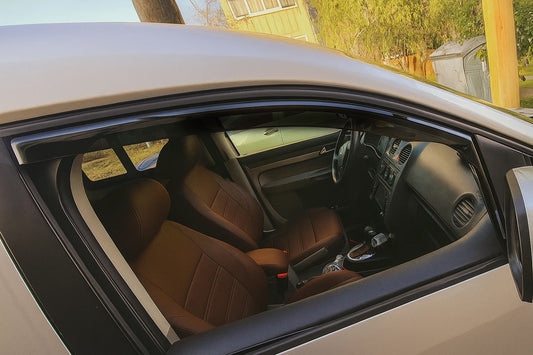 In-Channel Wind Deflectors Niken Luxury (2 pcs) for Volkswagen Caddy 2004-2010 - image 1