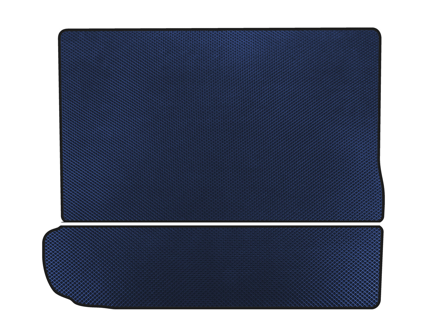 EVA Trunk Mat (3rd Row Folded, Blue) for Citroen C-4 Picasso 2013-2022 - image 1