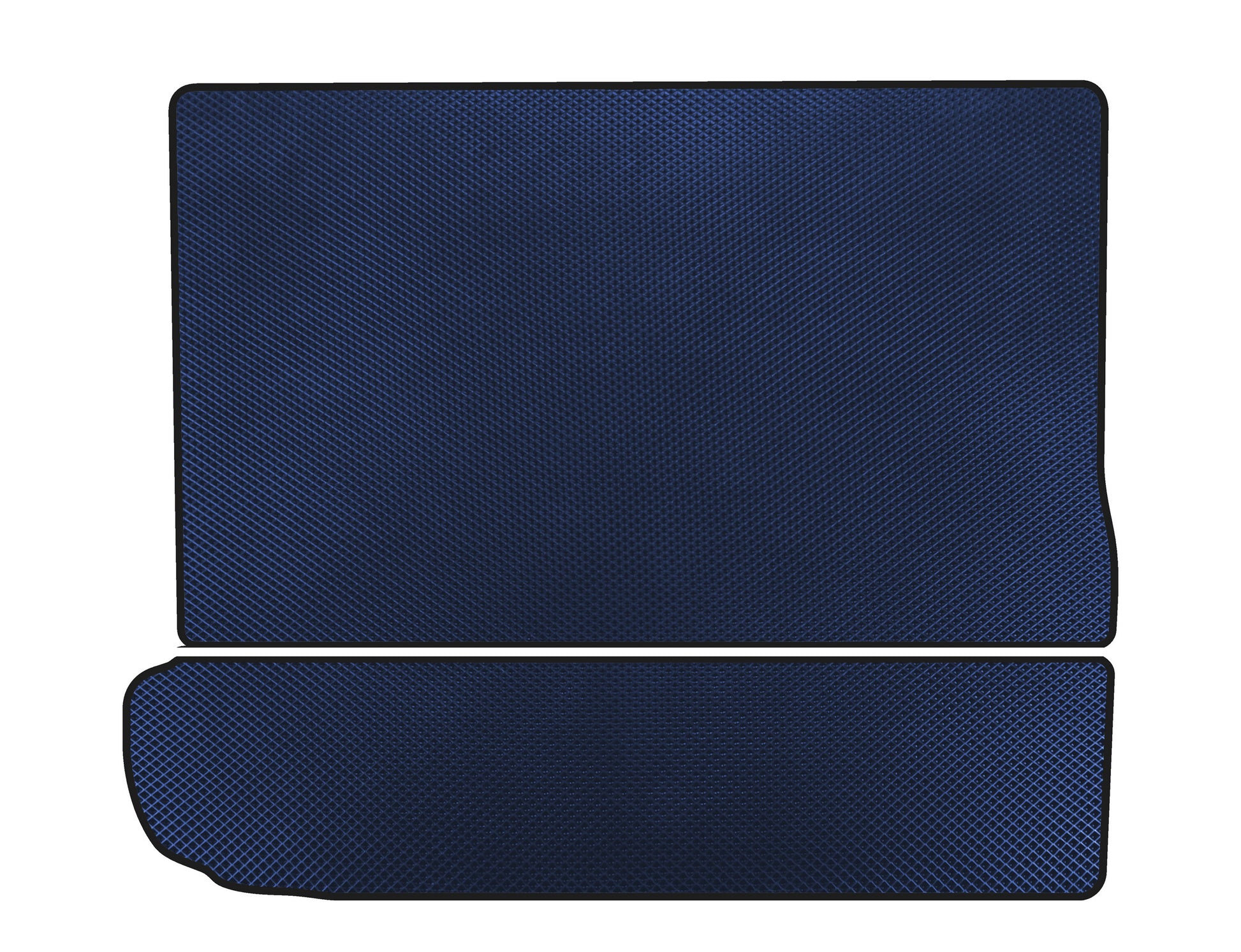 EVA Trunk Mat (3rd Row Folded, Blue) for Citroen C-4 Picasso 2013-2022 - image 1