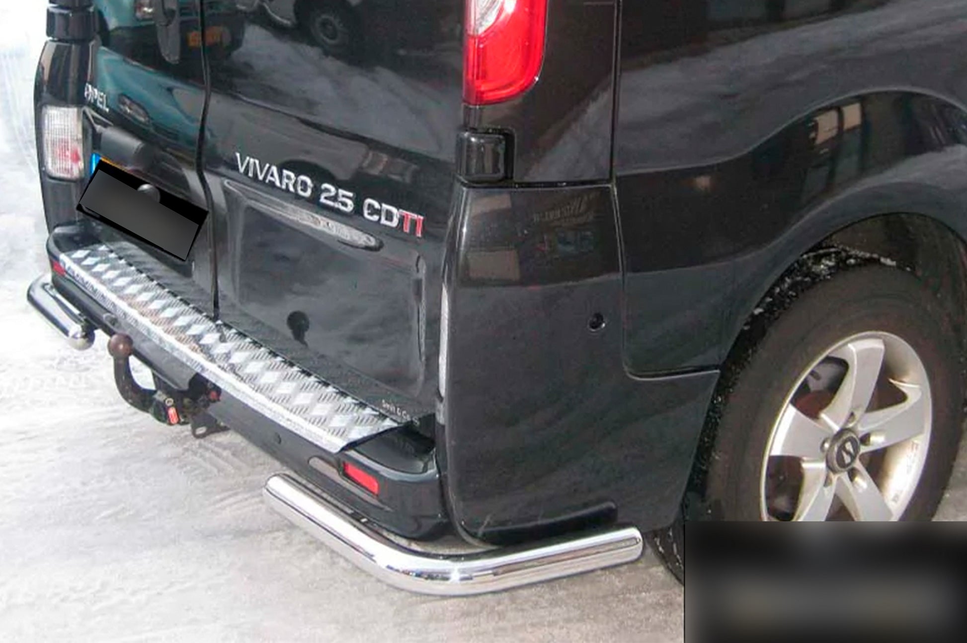 Rear Corner Bars AK003 (Stainless Steel) for Renault Trafic 2001–2015 - image 2
