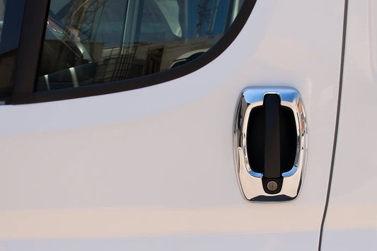 Chrome Door Handle Covers (Stainless Steel) for Citroen Jumper 2007-2025 - image 2