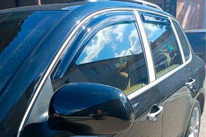 Window Deflectors (4 pcs, HIC) for Porsche Cayenne 2003–2010 - image 1