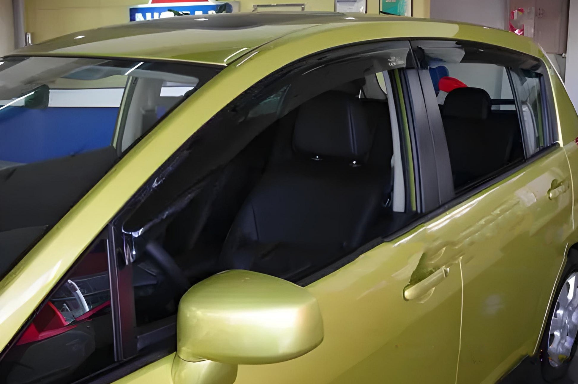 Window Deflectors SD (4 pcs, HIC) for Nissan Tiida 2004-2011 - image 2