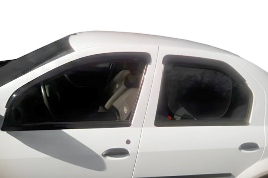 Window Deflectors (4 pcs, HIC) for Dacia Logan I 2008-2012 - image 1