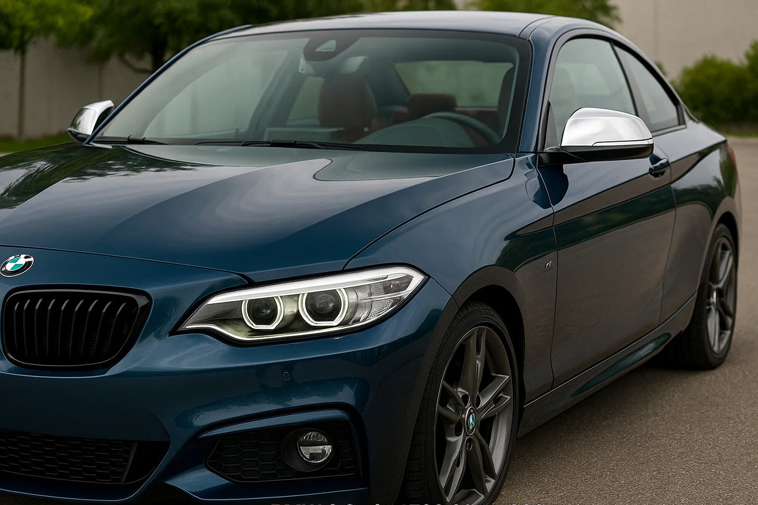 Mirror Covers (2 pcs, Stainless Steel) Carmos for BMW 2 Series F22/F23 2014-2021 - image 3