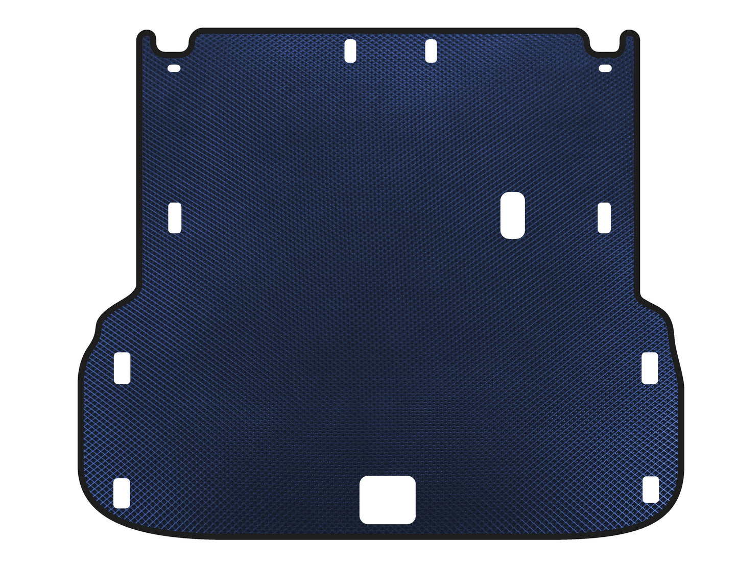 EVA Trunk Mat (up to 2nd Row, Blue) for Infiniti QX60 2016-2021 - image 1