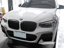 Kidney Grilles 1 Bar (2018-2021, Matte Black) for BMW X3 G01 2018- - image 1
