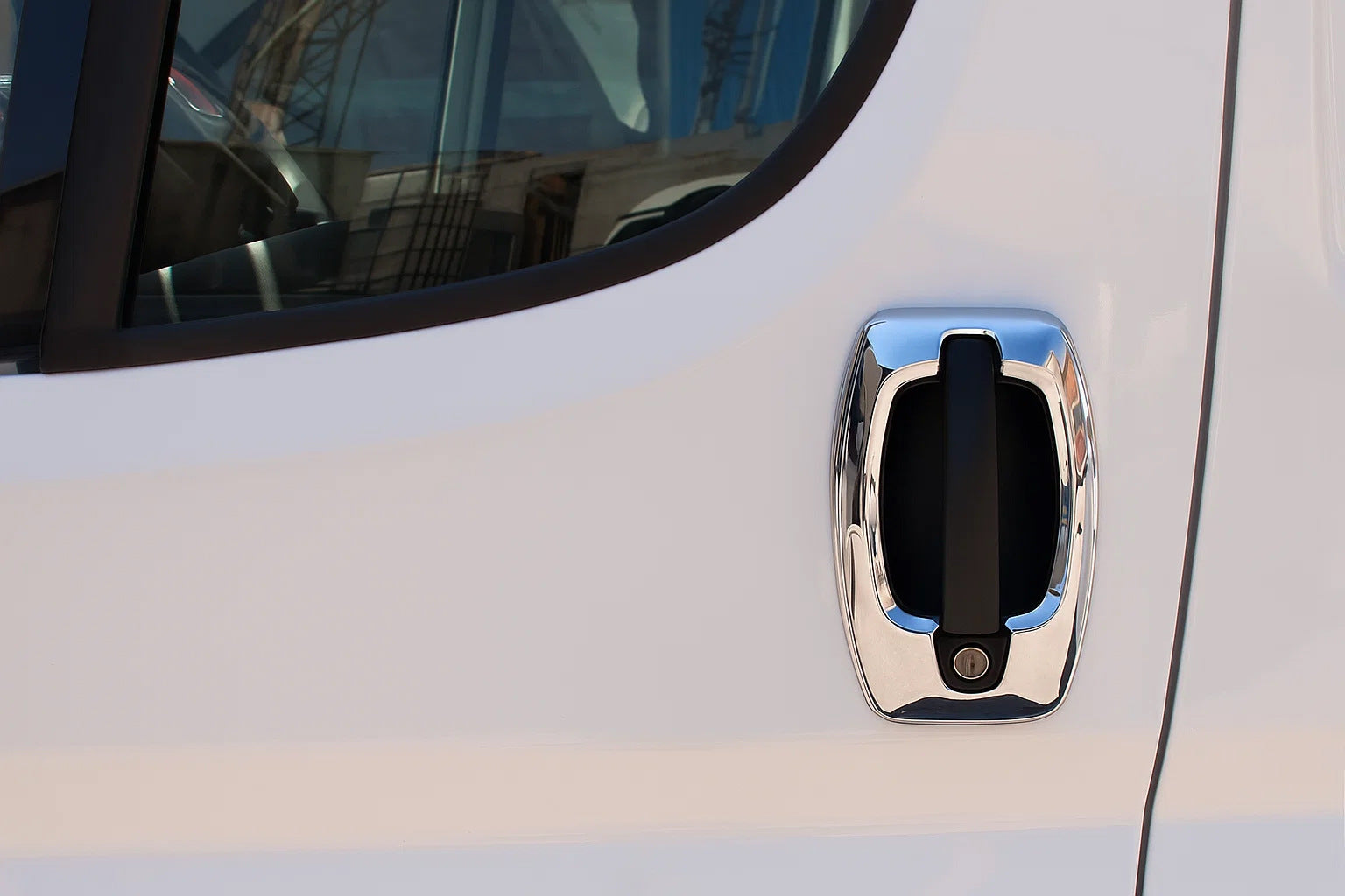 Chrome Door Handle Covers (Stainless Steel) for Peugeot Boxer 2006-2025 - image 2