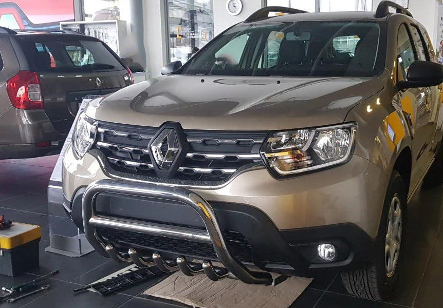 Bull bar without logo WT003 (stainless steel) for Dacia Duster 2018-2024 - image 12