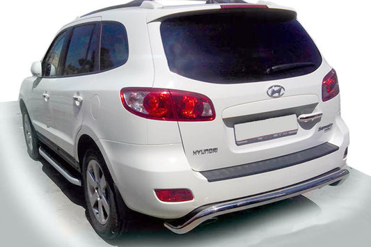 Rear Bar AK007 (Stainless Steel) for Hyundai Santa Fe 2 2006-2012 - image 1