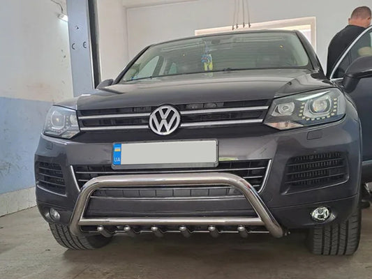 Bull Bar WT003 (Stainless Steel) for Volkswagen Touareg 2010-2018 - image 2