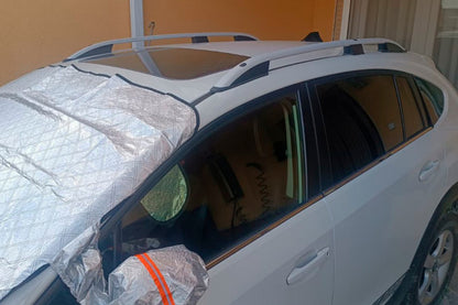 Roof Rails CROWN (matte grey) for Subaru XV 2011-2017 - image 1