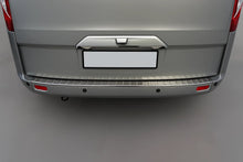 Chrome trim above license plate (for camera, stainless steel) for Ford Custom 2013-2022 - image 1