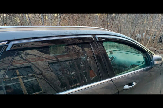 Window Deflectors (4 pcs, HIC) for Ford Edge 2014-2024 - image 2