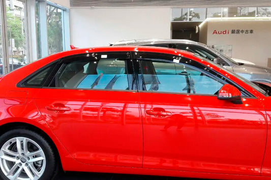 Side window wind deflectors Sedan (4 pcs, HIC) for Audi A4 B9 2015-2024 - image 1