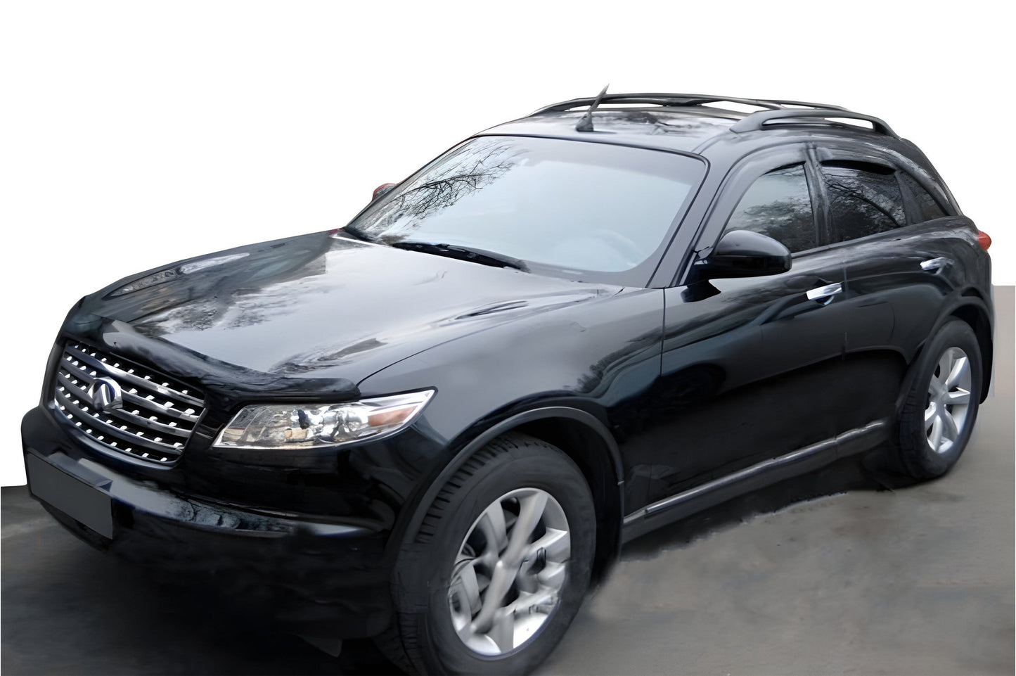 Window Deflectors (4 pcs, HIC) for Infiniti FX 2008-2012 - image 1