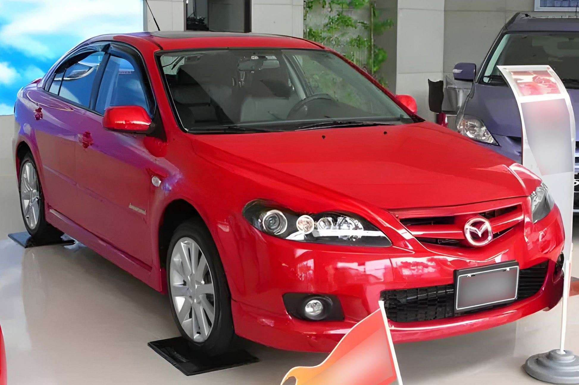 Window Deflectors SD (4 pcs, HIC) for Mazda 6 2003-2008 - image 1