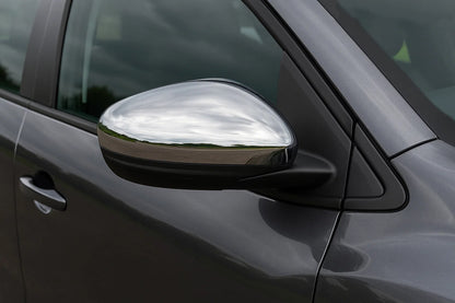 Mirror Covers (2 pcs, Stainless Steel) for Dacia Sandero 2021- - image 1