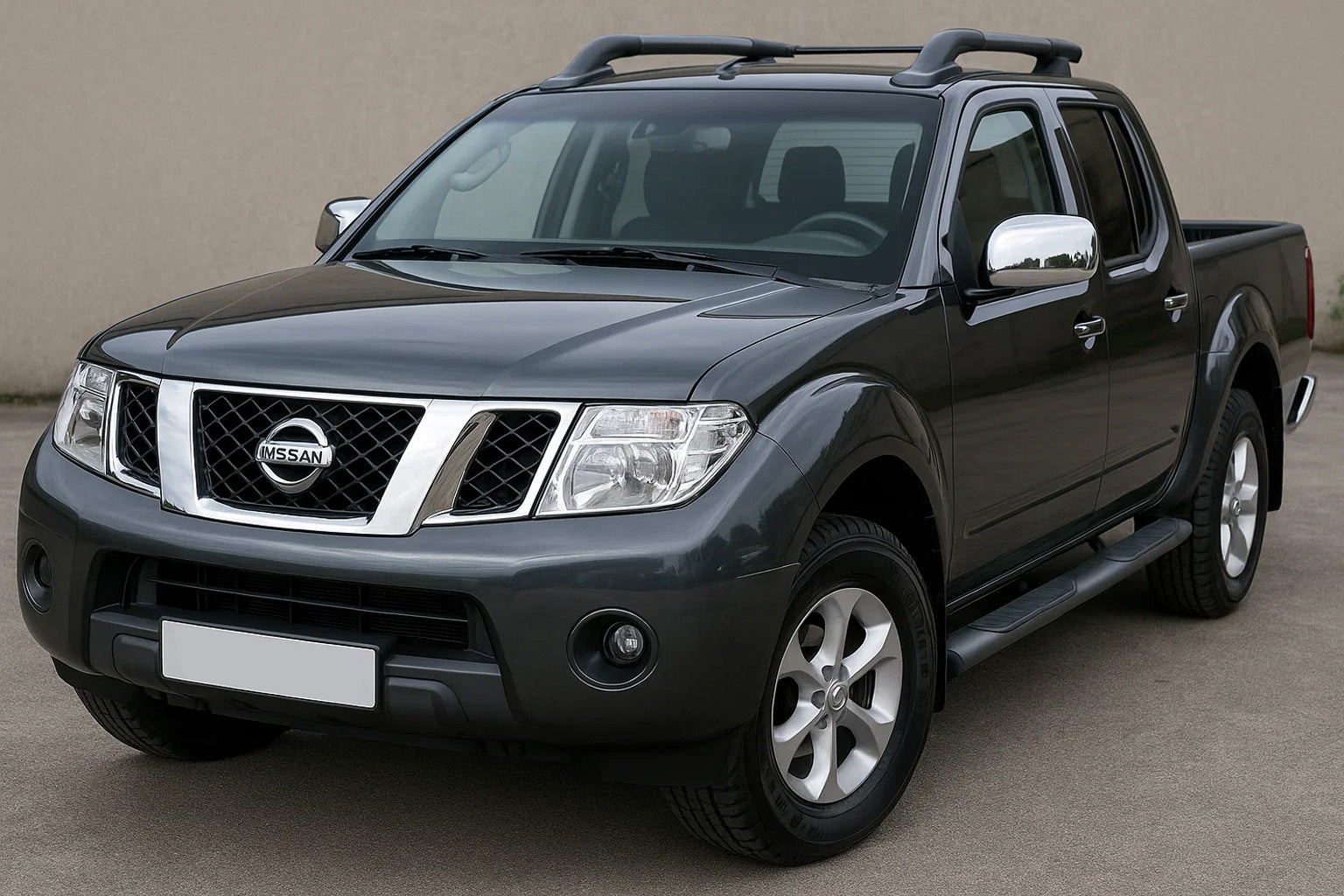 Mirror Covers (2 pcs, Stainless Steel) for Nissan Navara 2006-2015 - image 3