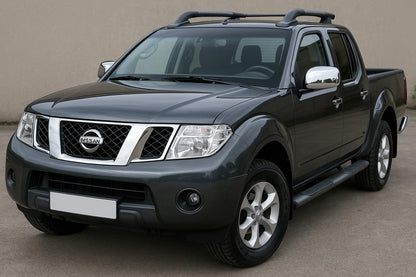 Mirror Covers (2 pcs, Stainless Steel) for Nissan Navara 2006-2015 - image 3