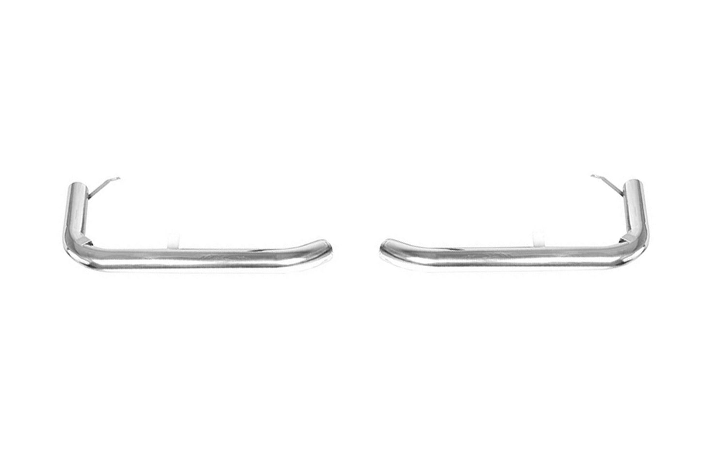 Rear Single Corner Bars (2 pcs, Stainless Steel) for Mitsubishi Pajero Sport 1996-2007 - image 1
