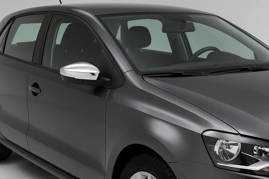 Mirror Covers HB (2 pcs, Stainless Steel) for Volkswagen Polo 2010-2017 - image 1