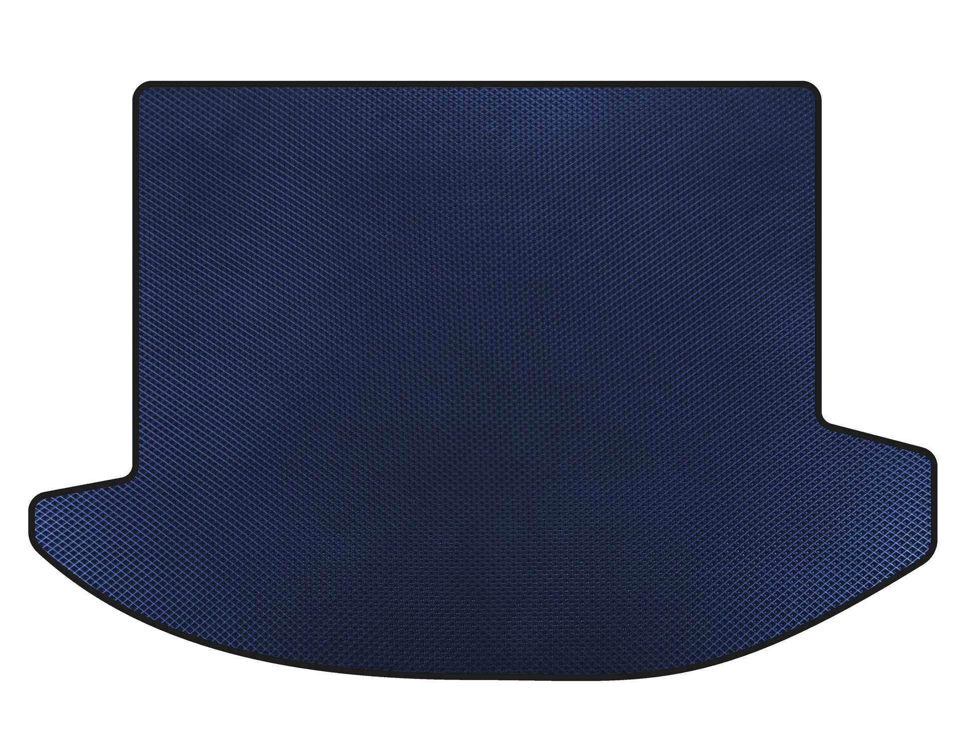 EVA trunk mat (2006-2012, 2 rows, 7-seater, Blue) for Kia Carens 1999-2012 - image 1
